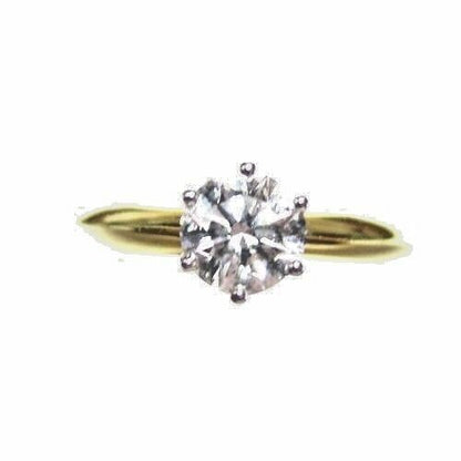 .63 CT CERTIFIED DIAMOND ROUND BRILLIANT SHAPE SOLITAIRE 6 PRONG ENGAGEMENT RING