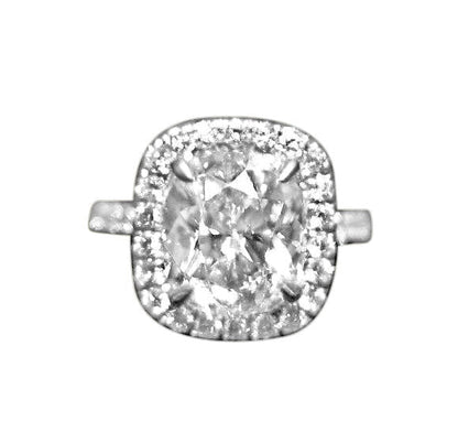 GIA CUSHION SHAPE DIAMOND J COLOR SI2 CLARITY GRADE DIAMOND ENGAGEMENT RING
