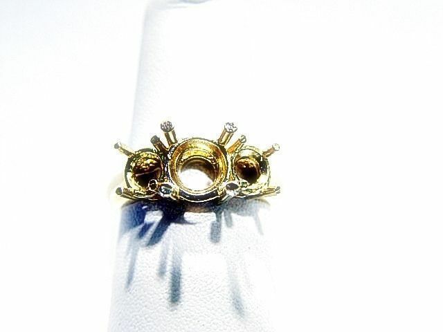 3 STONE SETTING CENTER 4 PRONG FOR 7.60MM STONE SIDE