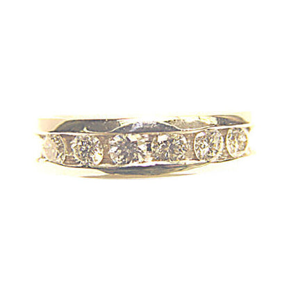 DIAMOND ROUND BR SHAPE 6 STONE CHANNEL SET MENS BAND