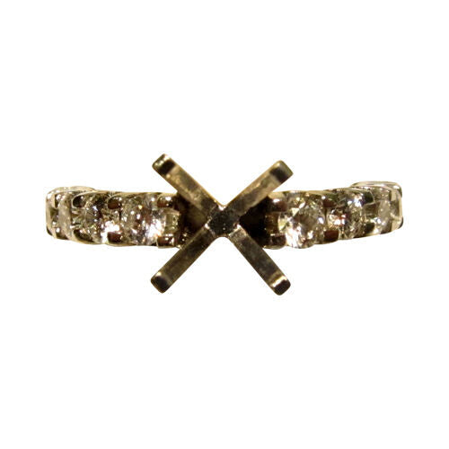 DIAMOND 18 ROUND BRILLIANT SETTING SMALL PORTION IN BACK FOR SIZE-ING