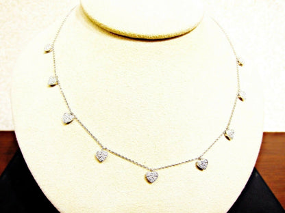 .50 CT DIAMOND HEART NECKLACE | 14 K GOLD