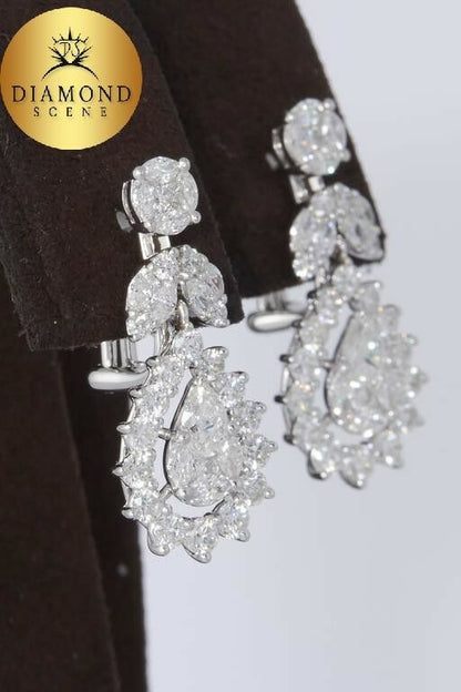 Classic Illusion Diamond Drop Earring