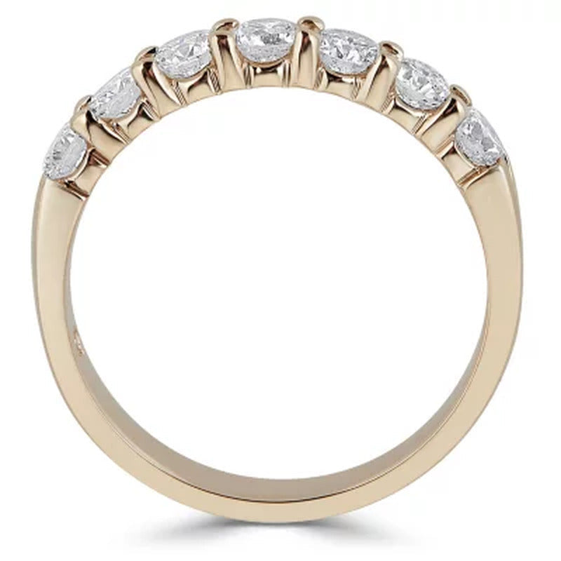 0.25 CT. T.W. 7-Stone Diamond Band Ring in 14K Gold (HI, I1)