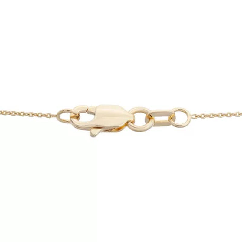 0.25 CT. T.W. Diamond Love Knot Pendant in 14K Yellow Gold