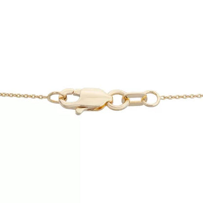 0.25 CT. T.W. Diamond Love Knot Pendant in 14K Yellow Gold