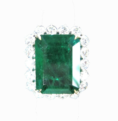 EMERALD RECTANGULAR 21.02MM LENGTH X16.60MM WIDTH X9.95MM DEPTH EMERALD RING