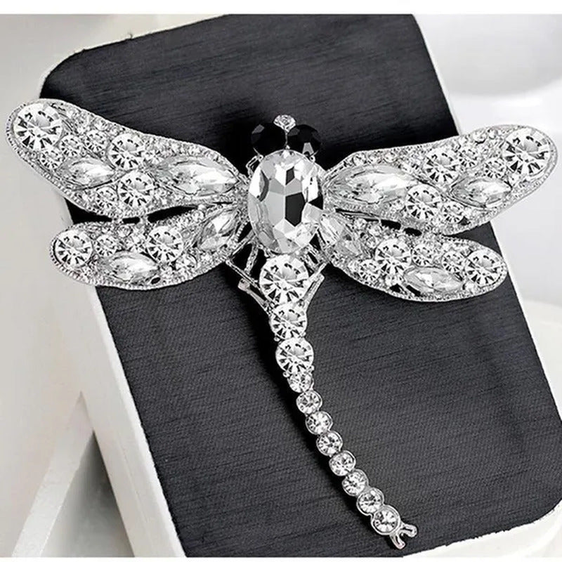 1 PC Women Dragonfly Teardrop Brooch Pin Jewelry for Lady