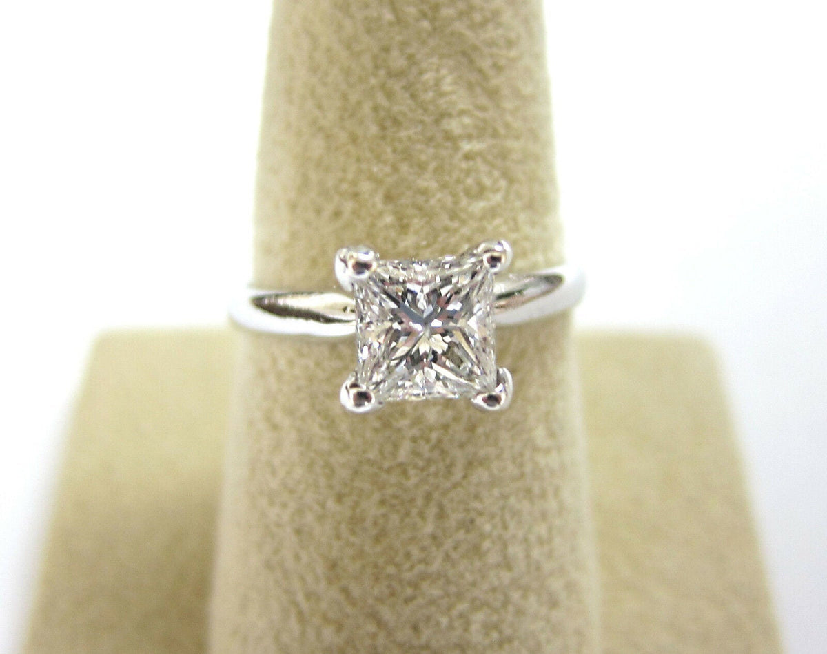 EGL CERTIFIED D COLOR SI1 CLARITY PRINCESS SHAPE DIAMOND