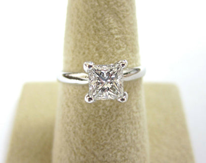 EGL CERTIFIED D COLOR SI1 CLARITY PRINCESS SHAPE DIAMOND