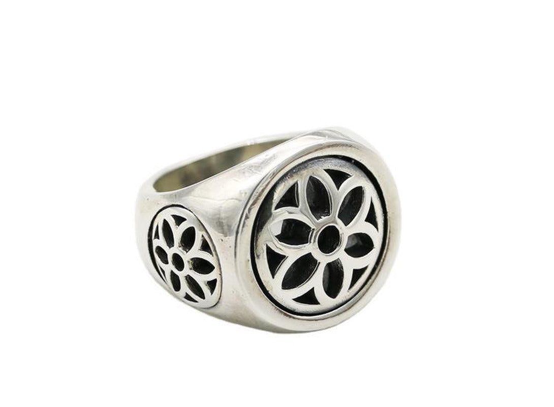 Handmade Vintage Thai Silver Fashion Star with Men'S Ring