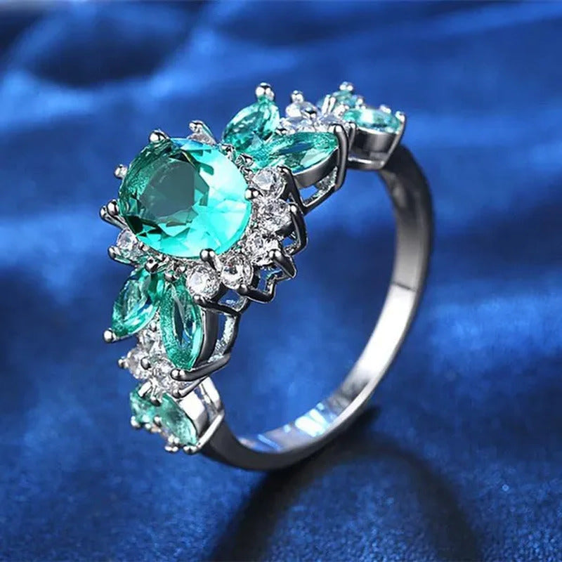 Colored Diamond Wedding Ring Diamond Engagement Ring Commitment Ring Cubic Zirco