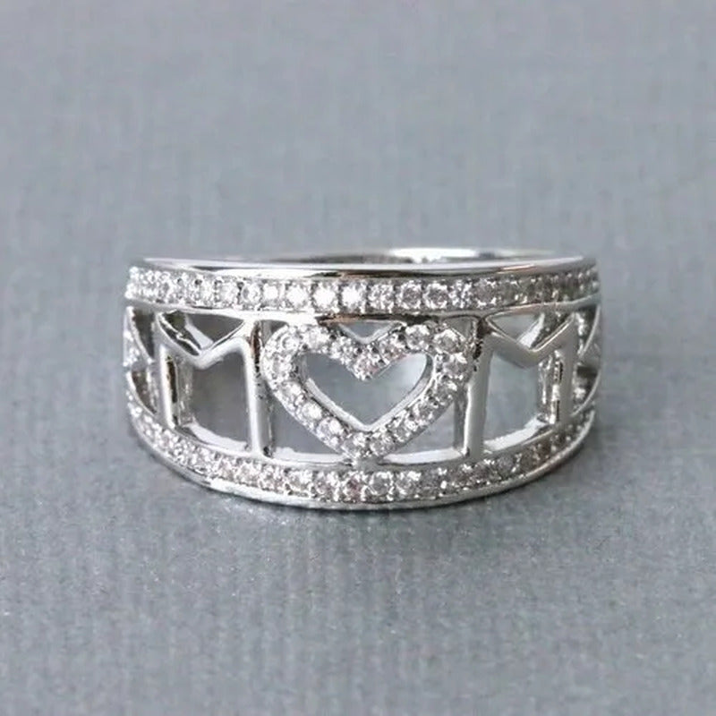 Fashion Jewelry 925 Sterling Silver MOM Letter Diamond Jewelry Family Birthday B