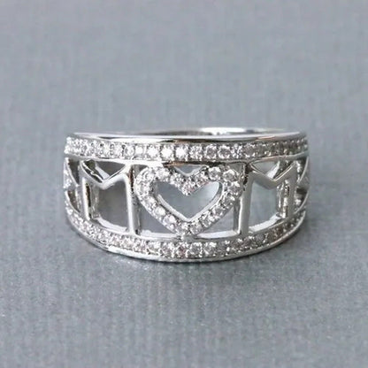 Fashion Jewelry 925 Sterling Silver MOM Letter Diamond Jewelry Family Birthday B