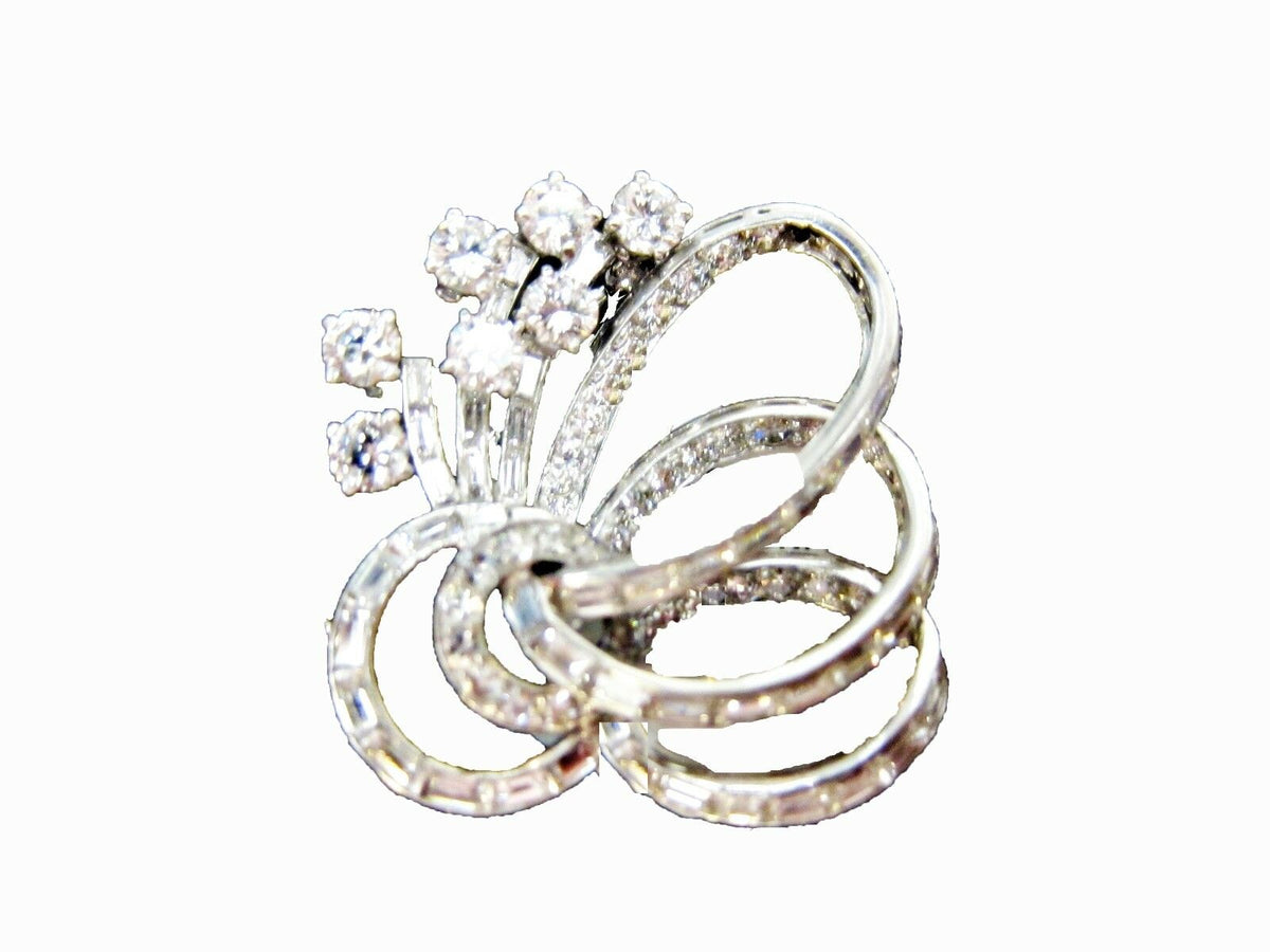 DIAMOND ANTIQUE PIN DIAMOND BROOCH DIAMOND ESTATE DIAMOND SET DIAMOND PIN