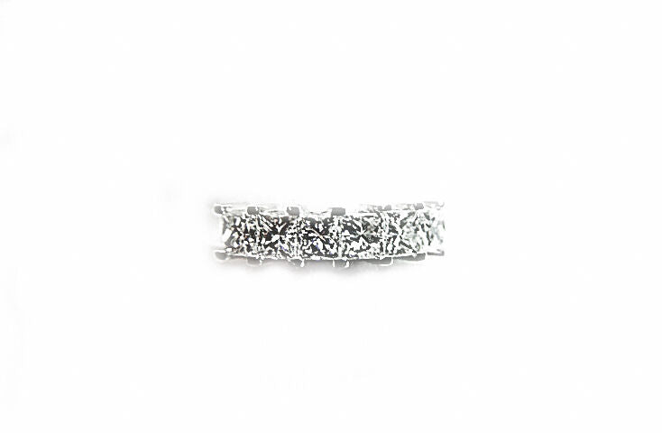 DIAMOND PRINCESS SHAPE 6 STONE COMMON PRONG SET DIAMOND BAND