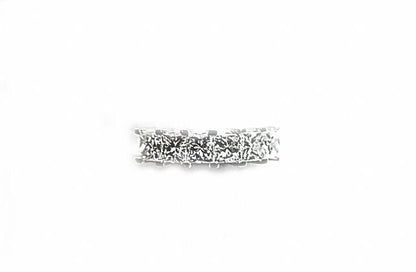 DIAMOND PRINCESS SHAPE 6 STONE COMMON PRONG SET DIAMOND BAND