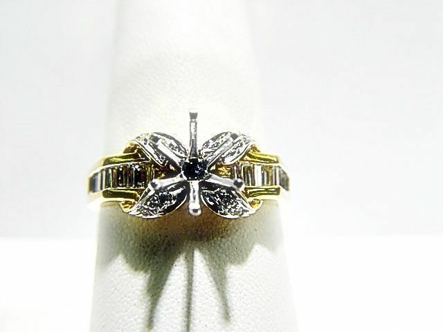 DIAMOND ROUND BRILLIANT SHAPE BAGUETTE SHAPE SETTING