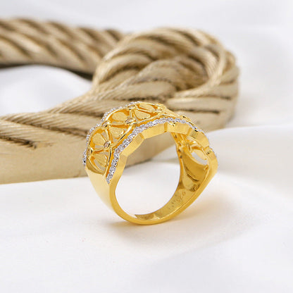 Brushed Ring S925 Silver Starry Brushed