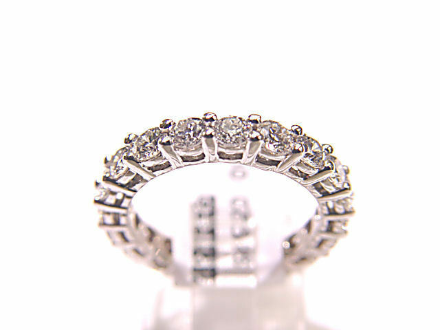 20 ROUND BRILLIANT DIAMOND ETERNITY BAND COMMON PRONG DIAMOND ANNIVERSARY BAND