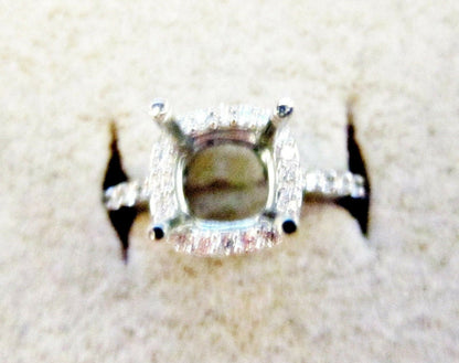 DIAMOND HALO SETTING FOR 5.90MM STONE