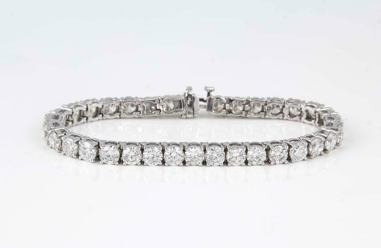 Half a carat Each Diamond Tennis Bracelet