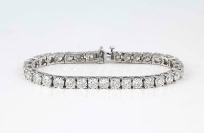 Half a carat Each Diamond Tennis Bracelet