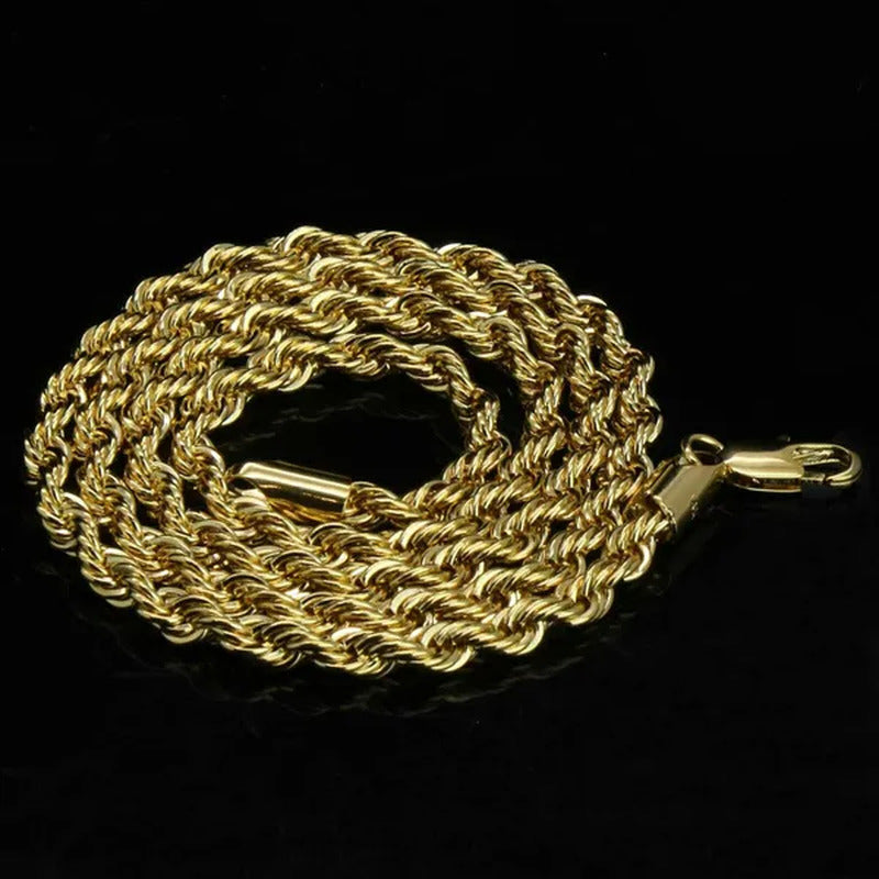 Red Ruby Scorpion Pendant 14K Gold Plated 18" Rope Choker Chain Hip Hop Style