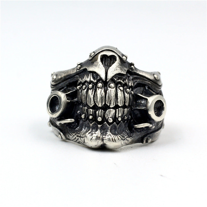 Mad Max Undead Old Joe Mask Ring 925 Sterling Silver