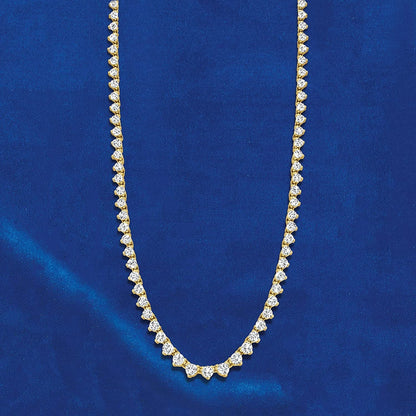 Diamond Tennis Necklace I-J Color / I1-I2 Clarity