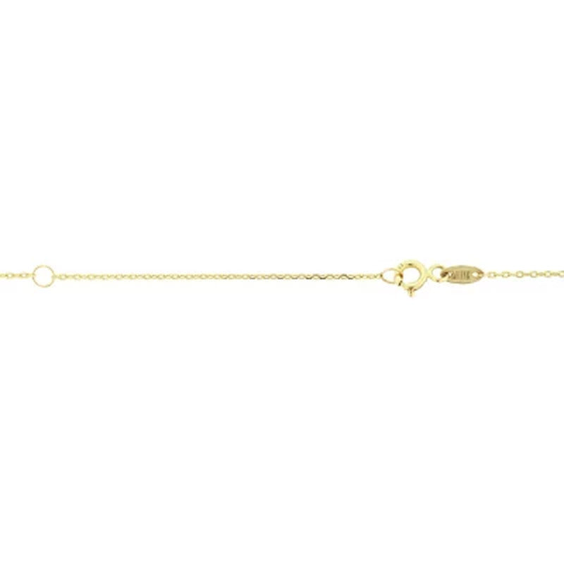 14K Gold Multi Butterfly Necklace, 16-18"
