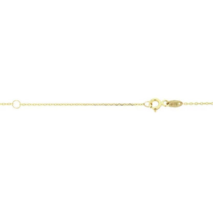 14K Gold Multi Butterfly Necklace, 16-18"