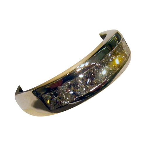 SEVEN PRINCESS DIAMOND CHANNEL SET DIAMOND BAND