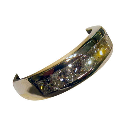 SEVEN PRINCESS DIAMOND CHANNEL SET DIAMOND BAND