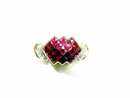 3.00 CT RUBIES FRENCH SHAPE .25 CT ROUND BRILLIANT SHAPE RUBY DIAMOND