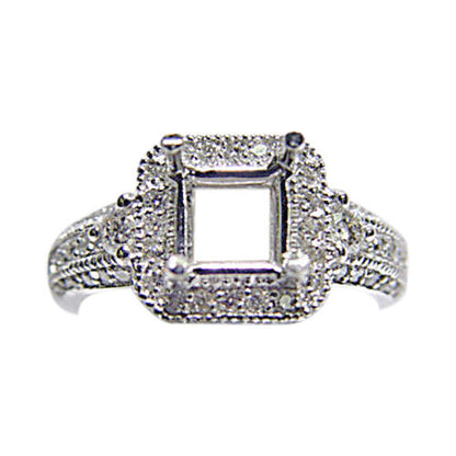 DIAMOND ROUND BRILLIANT SHAPE SETTING 4 PRONG