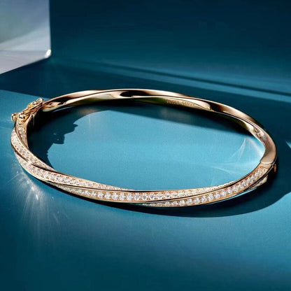 100% 925 Sterling Silver Sparkling High Carbon Diamond Bracelets