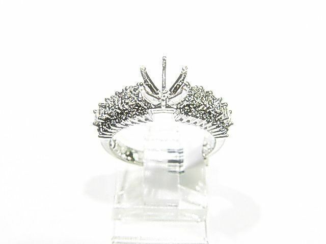 6 PRINCESS ROUND BRILLIANT DIAMOND SETTING 6 PRONG