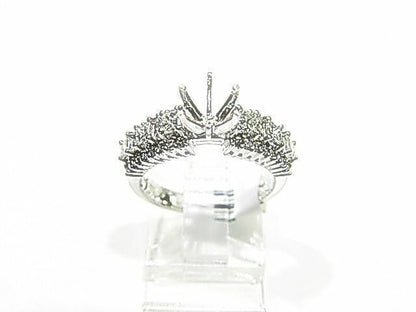 6 PRINCESS ROUND BRILLIANT DIAMOND SETTING 6 PRONG