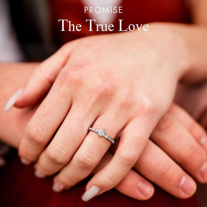 KRKC&CO Engagement Rings, Wedding Band with Moissanite Diamond, 1 Carat VVS1 Sol