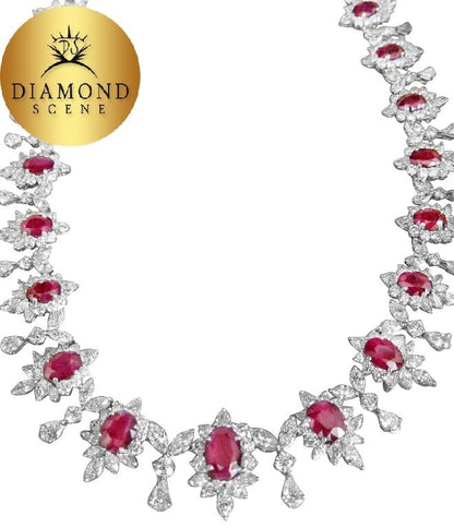 22 OVAL FINE QUALITY RUBY DIAMOND 155 ROUND BR 44 PEAR SHPE 1