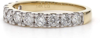 14K Yellow Gold Lab-Grown Diamond Wedding Ring Band (1.00 Cttw, F-G Color, VS-SI