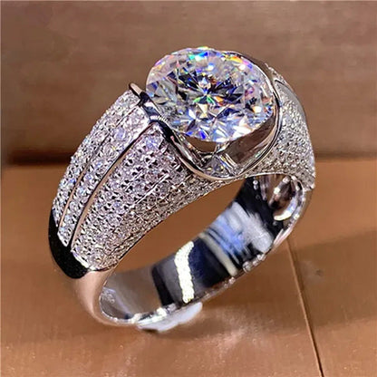 Luxurious Fashion Jewelry for Women 925 Sterling Silver Natural Gemstone White S