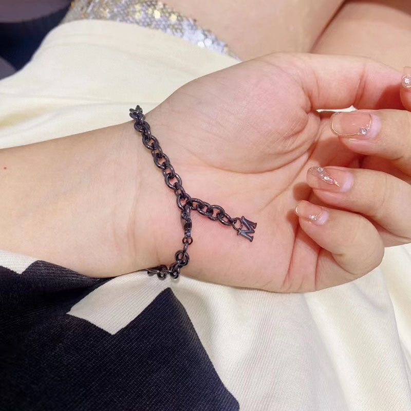 Adjustable Length of Silver Pearl Bracelet