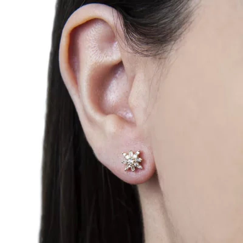 0.25 CT. T.W. Diamond Earrings in 14K Yellow Gold