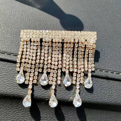 Autumn New Suit Accessories Are Fashionable, Exquisite and Simple Diamond Tassel