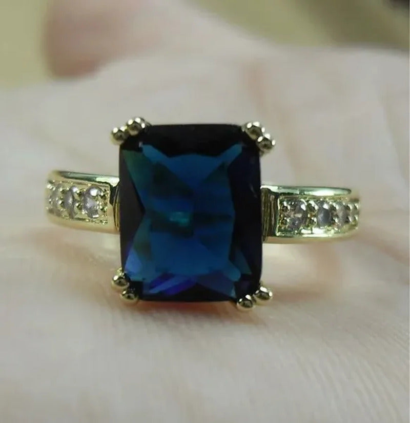 6-Color Natural 3.58CT White/Alexandrite/Sapphire/Pink/Emerald/Ruby Diamond 14K