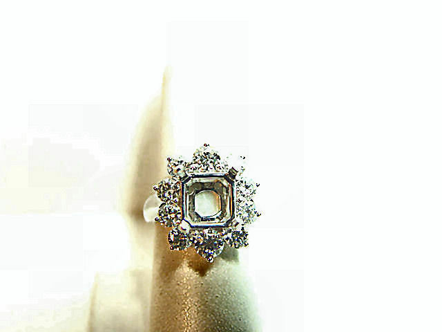 DIAMOND 10 STONE SETTING 4 PRONG SET FOR 7.70X6.80MM