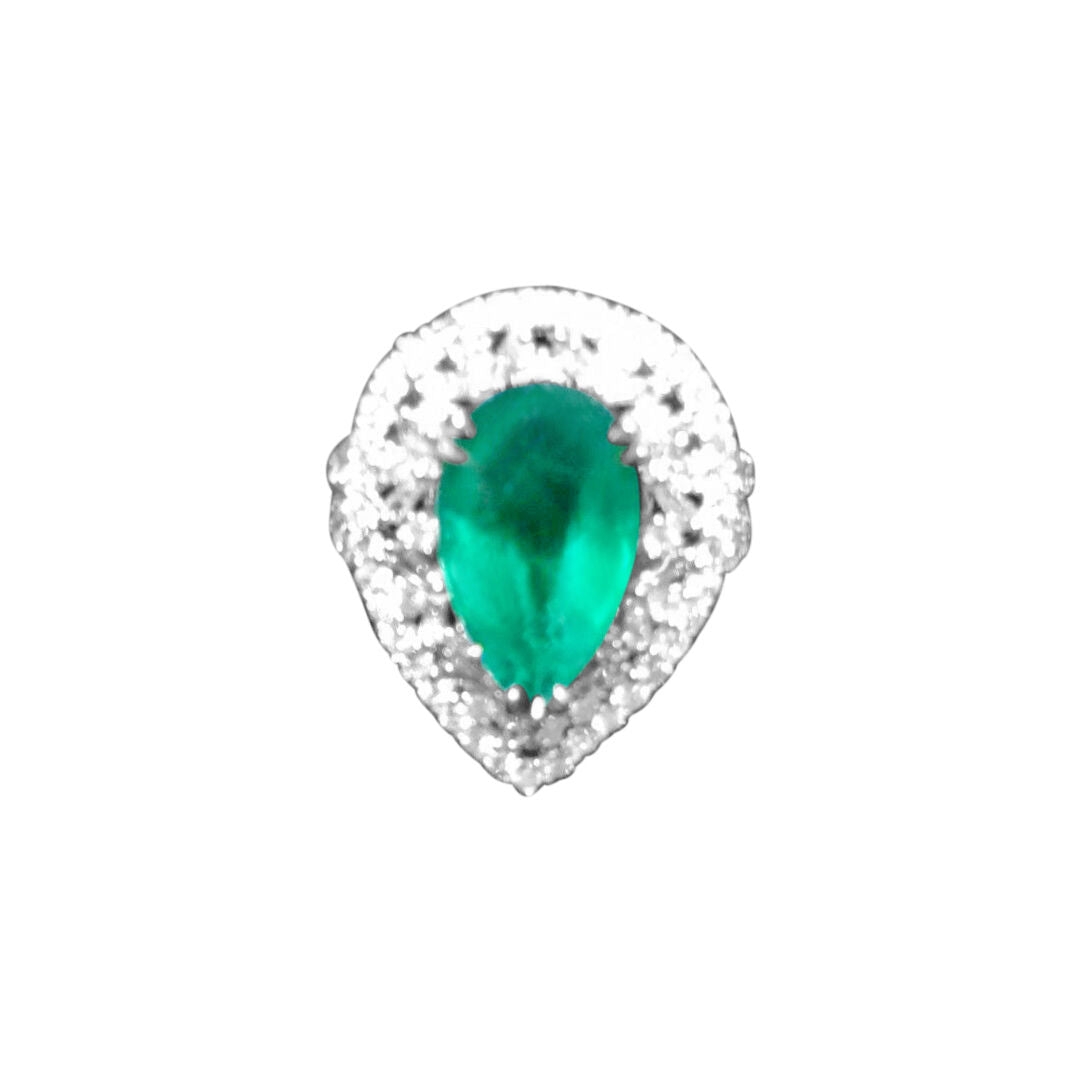 EMERALD PEAR SHAPE DIAMOND BAGUETTE ROUND BRILLIANT SHAPE