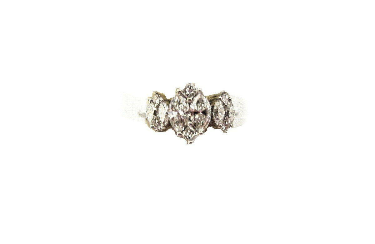 DIAMOND SIX MARQUISE SIX PRINCESS PRONG INVISIBLE SET